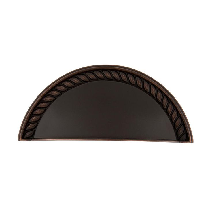3 in. (76 mm) Timeless Bronze Drawer Cup Pull Rope