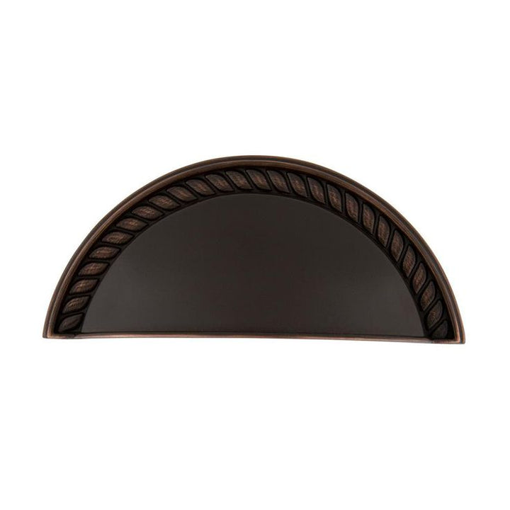 3 in. (76 mm) Timeless Bronze Drawer Cup Pull Rope