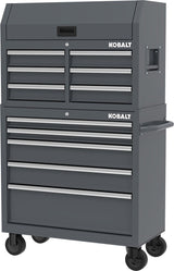 Kobalt 36-in W x 38-in H 5-Drawer Steel Rolling Tool Cabinet (Gray)