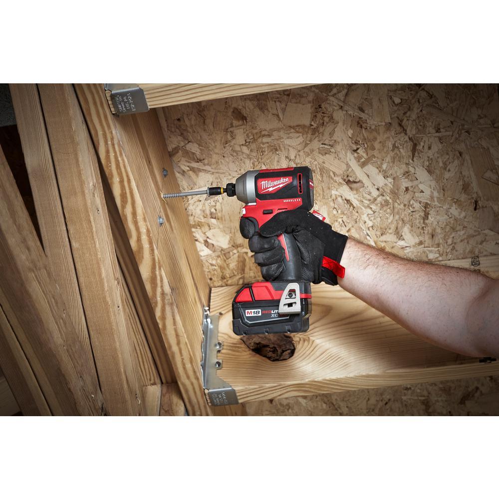 M18 18-Volt Lithium-Ion Brushless Cordless Hammer Drill/Impact/7-1/4 in. Circular Saw Combo Kit (3-Tool) w/ 4-Batteries - Super Arbor