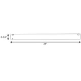 AirPro 24 in. Antique Bronze Extension Downrod