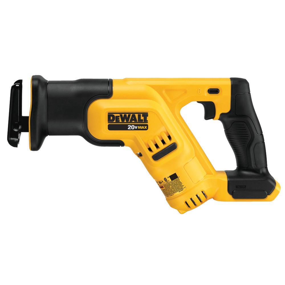 20-Volt MAX Li-Ion Cordless Compact Reciprocating Saw (Tool-Only) with 20-Volt MAX 4.0Ah Battery - Super Arbor