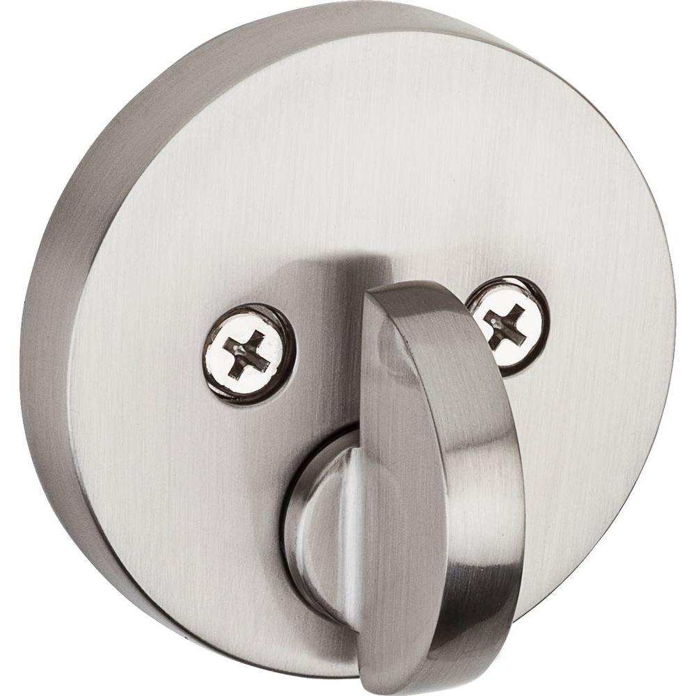 Uptown Satin Nickel Single Cylinder Deadbolt featuring SmartKey Security with Microban Antimicrobial Technology - Super Arbor