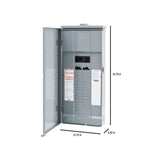 Homeline 200 Amp 30-Space 60-Circuit Outdoor Main Breaker Plug-On Neutral Load Center - Value Pack - Super Arbor
