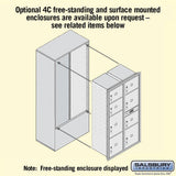 3700 Horizontal Series 8-Parcel Locker Recessed Mount Mailbox - Super Arbor