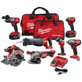 M18 FUEL 18-Volt Lithium-Ion Brushless Cordless Hammer Drill and Impact Driver Combo Kit (2-Tool) with Two 5Ah Batteries