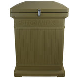 ParceWirx Premium Vertical Architectural Graphite Delivery Drop Box Hinged Lid with Swinging Latch for Locking - Super Arbor