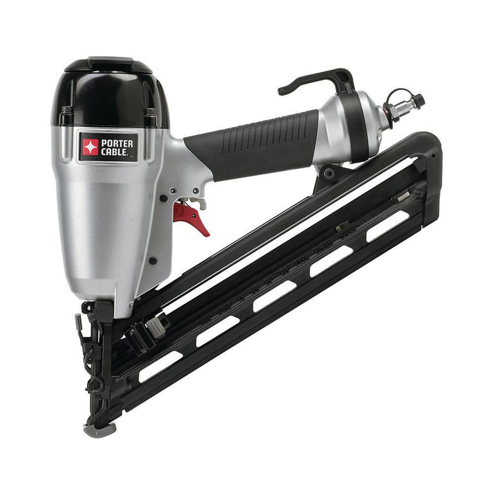 15-Gauge Pneumatic 2-1/2 in. Angled Nailer Kit - Super Arbor