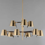 Maxim Lighting Carlo 9-Light Integrated LED Gold Chandelier
