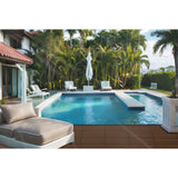 1 ft. x 1 ft. Plastic Composite Deck Tile in Dark Brown, Resist Rust, Water, Easy to DIY and Maintain(20 per Case)
