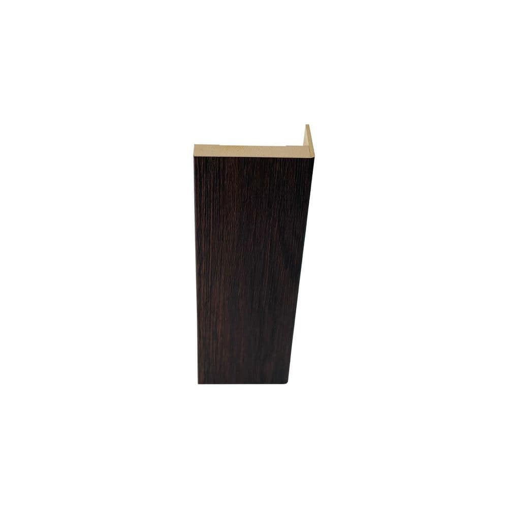 Belldinni 11/16 in. D x 3-1/2 in. W x 85-1/2 in. L MDF Interior Set of Casings for Single Swing Door Veralinga Oak (5-Piece Kit)