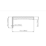 Belldinni 11/16 in. D x 3-1/2 in. W x 85-1/2 in. L MDF Interior Set of Casings for Single Swing Door Veralinga Oak (5-Piece Kit)