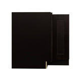 LIFEART CABINETRY Anchester Assembled 36 in. x 34.5 in. x 24 in. Base Lazy Susan Cabinet in Dark Espresso