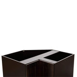 LIFEART CABINETRY Anchester Assembled 36 in. x 34.5 in. x 24 in. Base Lazy Susan Cabinet in Dark Espresso