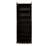 LIFEART CABINETRY Anchester Assembled 24 in. x 90 in. x 24 in. Tall Pantry with 4 Doors in Dark Espresso