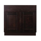 LIFEART CABINETRY Anchester Assembled 39 in. x 34.5 in. x 24 in. Sink Base Cabinet with 2 Doors in Dark Espresso