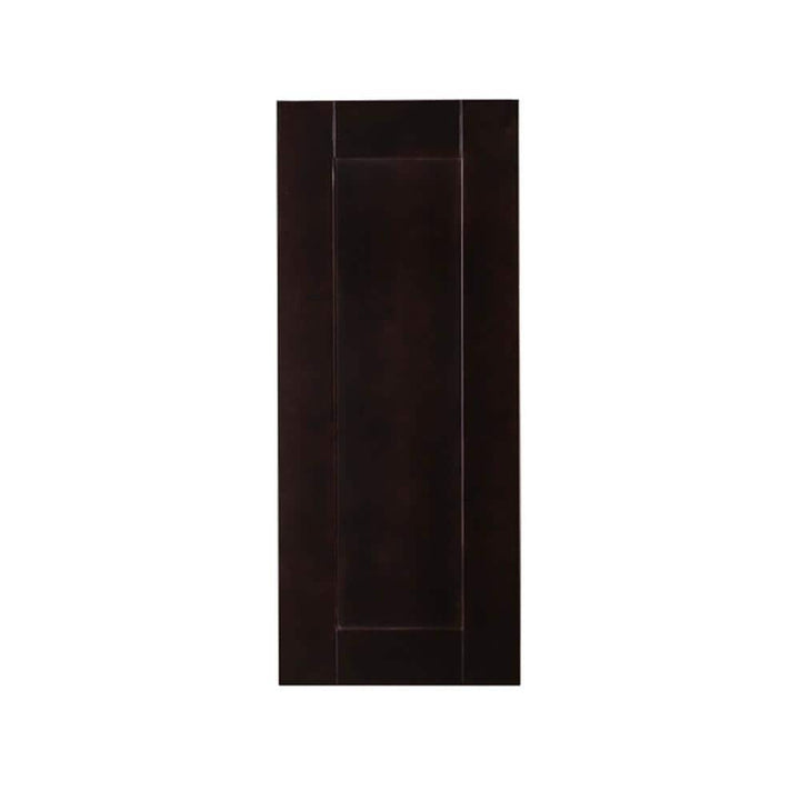 LIFEART CABINETRY Anchester Assembled 12 in. x 36 in. x 12 in. Wall Cabinet with 1 Door 2 Shelves in Dark Espresso