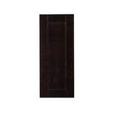 LIFEART CABINETRY Anchester Assembled 18 in. x 36 in. x 12 in. Wall Cabinet with 1 Door 2 Shelves in Dark Espresso