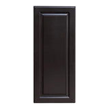 LIFEART CABINETRY Newport Ready to Assemble 21x36x12 in. 1-Door Wall Cabinet with 2-Shelves in Dark Espresso