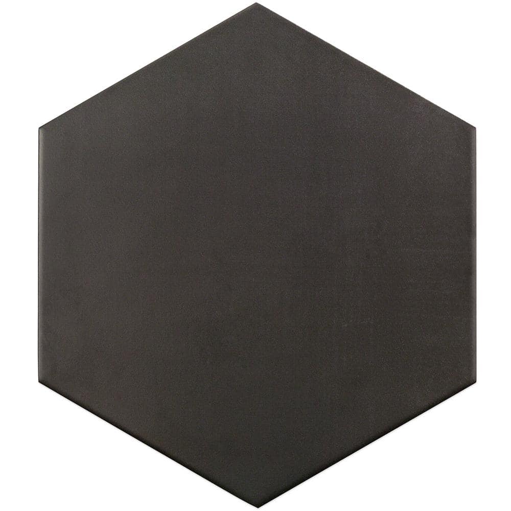 Ivy Hill Tile Langston Dark Gray 9.875 in. x 11.375 in. x 10mm Matte Porcelain Floor and Wall Tile (18 Pieces, 10.76 sq. ft. per Box)