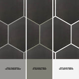 Ivy Hill Tile Langston Dark Gray 9.875 in. x 11.375 in. x 10mm Matte Porcelain Floor and Wall Tile (18 Pieces, 10.76 sq. ft. per Box)
