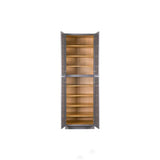 LIFEART CABINETRY Lancaster Gray Plywood Shaker Stock Assembled Tall Pantry Kitchen Cabinet 30 in. W x 90 in. H x 27 in. D