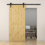 Everbilt 72 in. Dark Oil-Rubbed Bronze Arrow Sliding Barn Door Track and Hardware Kit