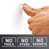 3M Claw Silver Drywall Picture Hanger, 45 lb Capacity, 3-Pack