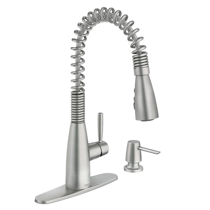 Springvale Single-Handle Pull-Down Sprayer Kitchen Faucet with Reflex and Power Boost in Matte Black