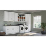 Shaker Assembled 18x34.5x24 in. Drawer Base Kitchen Cabinet with Ball-Bearing Drawer Glides in Satin White
