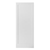 33 in. x 84 in. Pure Glossy White Wood Interior Barn Door Slab - Super Arbor