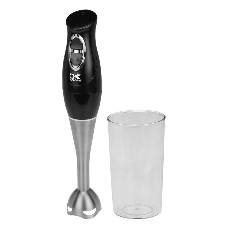 2-Speed Black Stainless Steel Immersion Blender