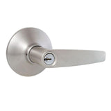 Olympic Stainless Steel Keyed Entry Door Lever Lock