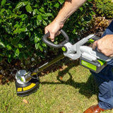 PowerSmith 12 in. 40-Volt Lithium-Ion Cordless Weed String Trimmer and Edger with Adjustable Handle 40V Battery and Charger