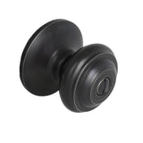 Madrid Matte Black Bed and Bath Door Knob - Super Arbor