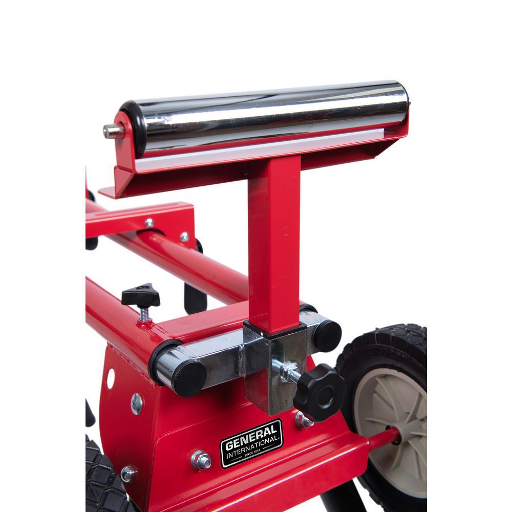8 in. Miter Saw Stand with Solid Tires - Super Arbor