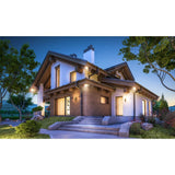 FTS White Smart Bluetooth Outdoor Integrated LED Flood Light Dimmable and Tunable CCT (3000K-5000K) by HALO Home - Super Arbor