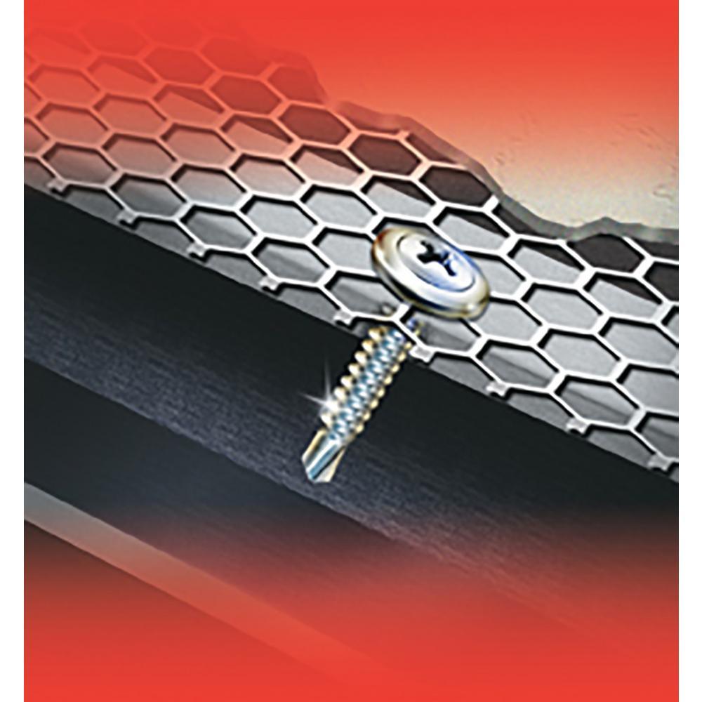 #8 x 1 in. Fine Zinc-Plated Steel Phillips Truss-Head Drill Point Lath Screws (170-Pack)