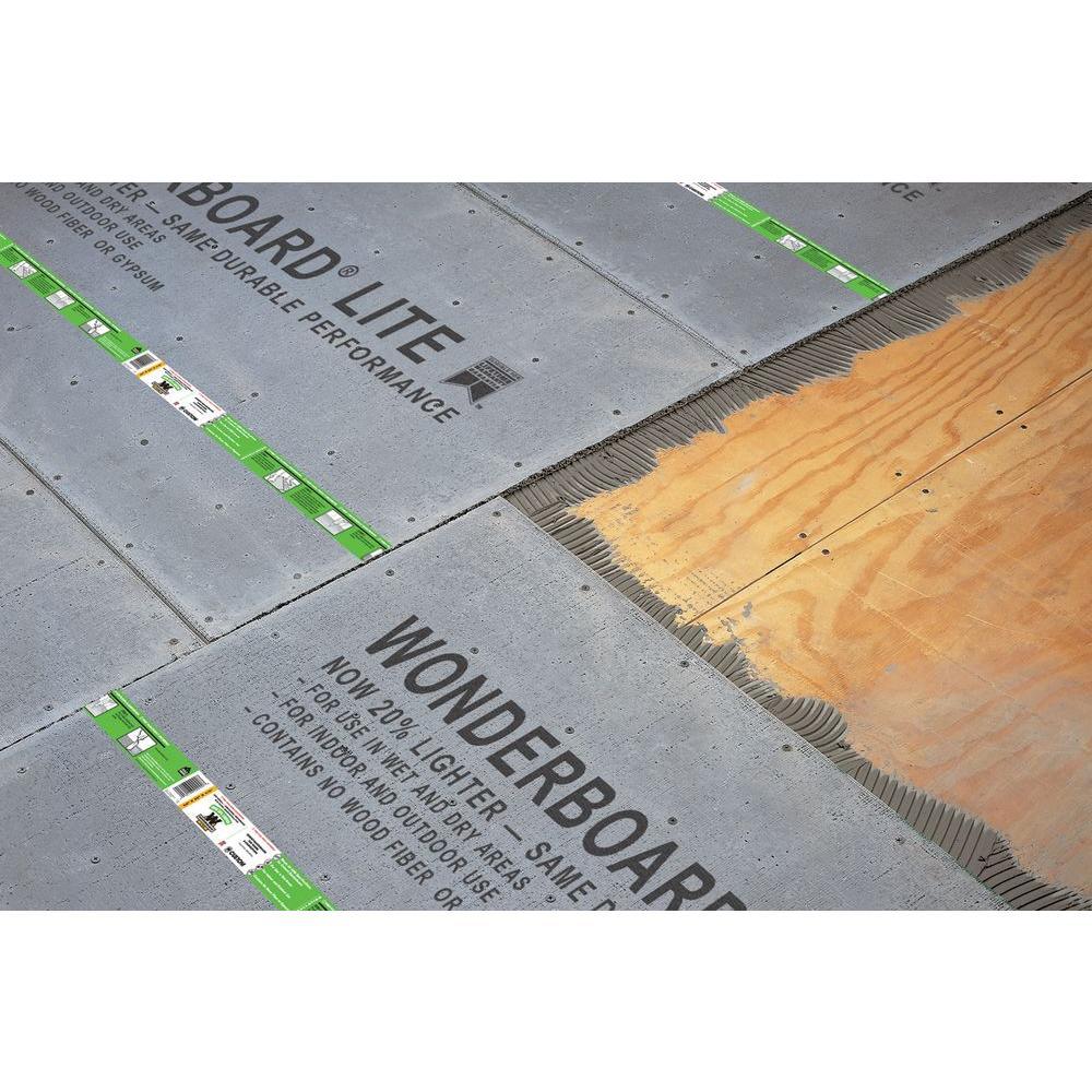 WonderBoard Lite 5 ft. x 3 ft. x 7/16 in. Backer Board - Super Arbor