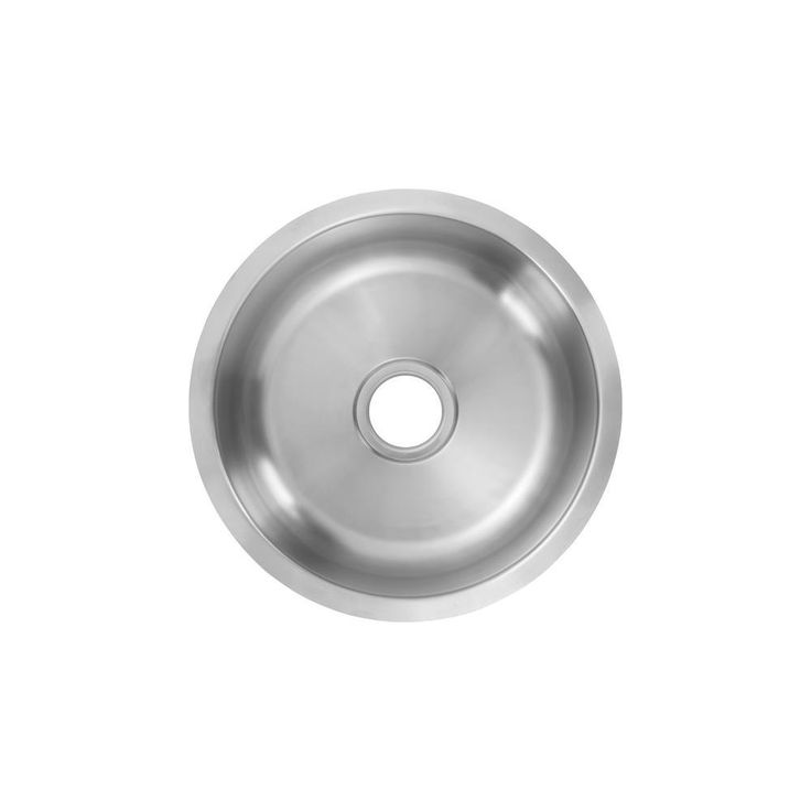 All-in-1 Undermount 18-Gauge Stainless Steel 16 in. 0-Hole Round Single Bowl Bar Sink with Gooseneck Kitchen Faucet