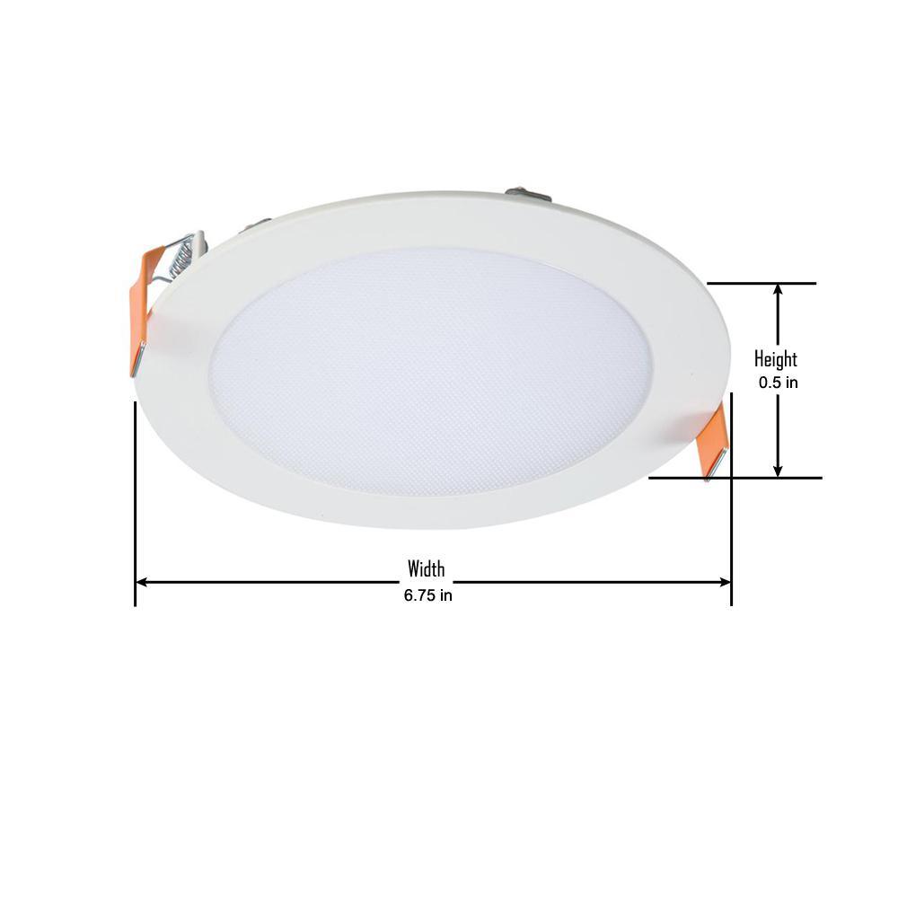 HLB 6 in. Color Selectable New Construction or Remodel Canless Recessed Integrated LED Kit (2-Pack) - Super Arbor