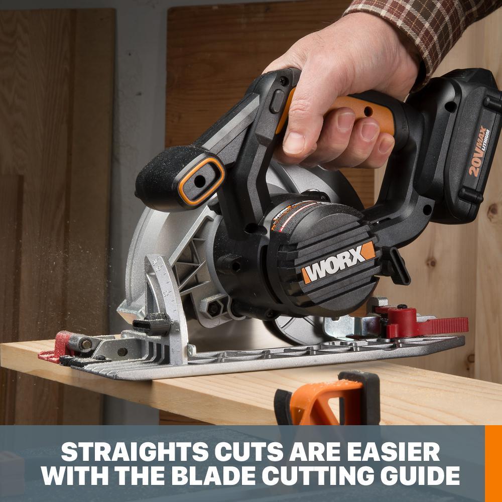 POWER SHARE 20-Volt 6-1/2 in. Circular Saw ExacTrack - Super Arbor
