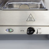6.6 Qt. Stainless Steel Buffet Server with 3-Crocks