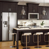 Home Decorators Collection Newport 18 in. W x 24 in. D x 84 in. H Assembled Plywood Pantry Kitchen Cabinet in Manganite with Soft Close RH