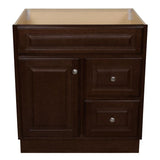 Hampton 30 in. W x 21 in. D x 33.5 in. H Bathroom Vanity Cabinet Only in Cognac