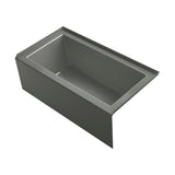 Underscore 60 in. Acrylic Right-Hand Drain Rectangular Alcove Bathtub in White - Super Arbor