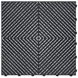 Swisstrax 15.75 in. x 15.75 in. Red Ribtrax Smooth ECO Flooring (6-Tile/pack) (10 sq. ft.)