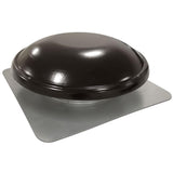 144 sq. in. NFA Galvanized Steel Static Dome Roof Vent in Weatherwood - Super Arbor