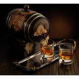 Aqua Vitae 11.5 oz. Off Base Round Whiskey Glasses (Set of 2)