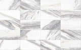 Style Selections Sovereign Stone Pearl 12-in x 24-in Glazed Porcelain Marble Stone Look Floor Tile